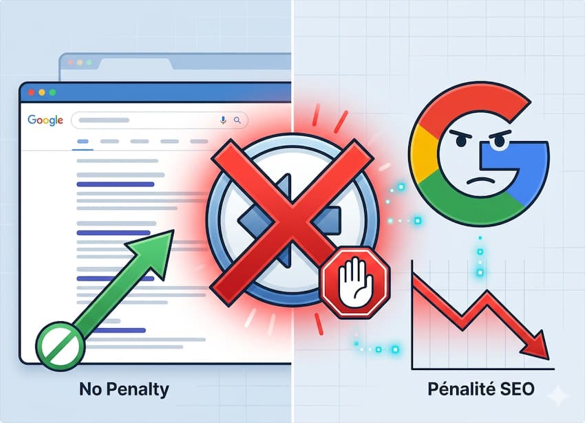 Google sanctionne le détournement du bouton retour SEO