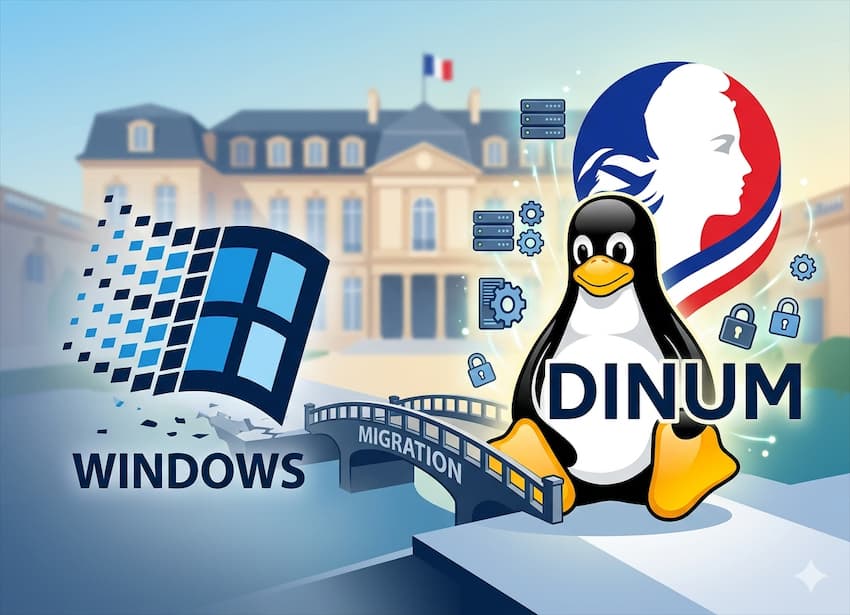 La DINUM quitte Windows pour Linux souveraineté numérique