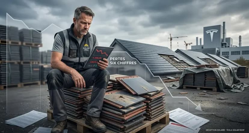 Tesla abandonne son toit solaire Solar Roof après dix ans d'échec commercial