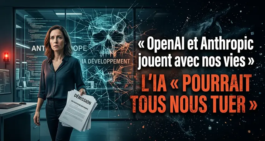 Un chercheur d'Anthropic démissionne et alerte sur les risques existentiels de l'IA